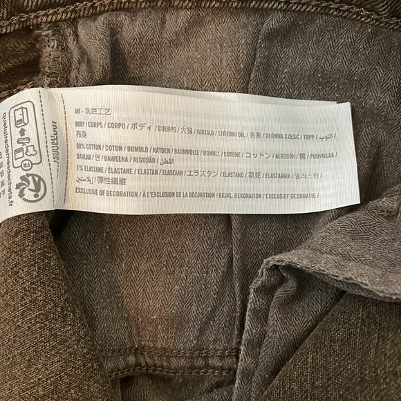 Abercrombie Women's Dark Brown High Rise 90s Relaxed Jean 33 - Picture 10 of 10